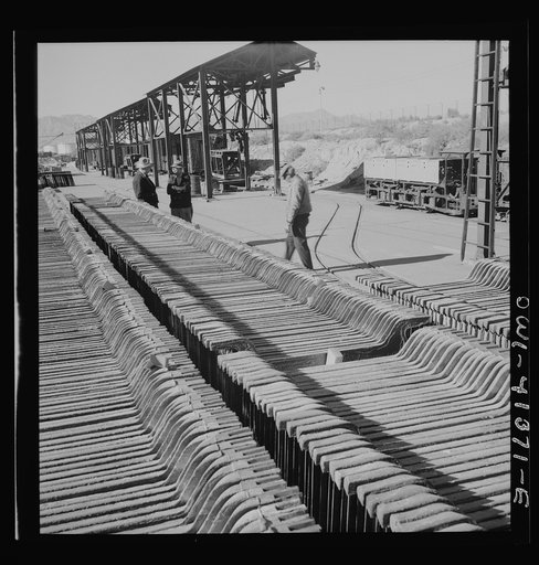El Paso, Texas. Phelps-Dodge copper refining plant