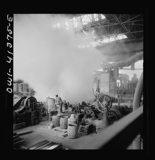Phelps Dodge refining company, El Paso Texas. Interior of the plant