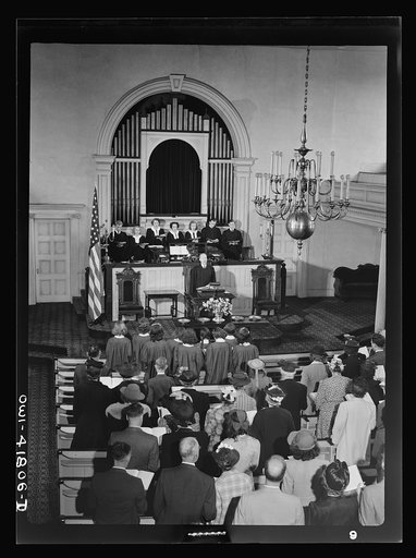 Southington, Connecticut. In church