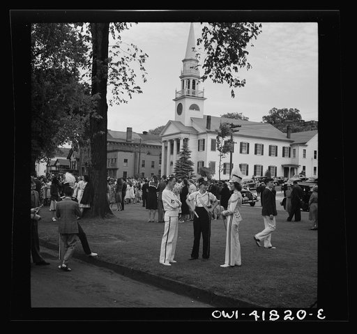Southington, Connecticut. An American town and its way of life. Southington girls, members of the youth drum corps