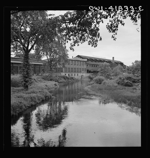 Untitled photo, possibly related to: Southington, Connecticut. Atwater Manufacturing Company has been making drop forgings since 1869, first for use in the manufacture of wagons and carriages, later for automobiles, and today for the war