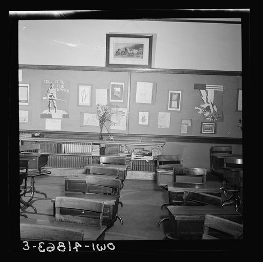 Southington, Connecticut. Schoolroom