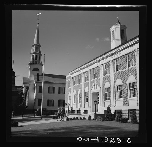 Southington, Connecticut. Town hall, in which all of the people meet to make their own laws