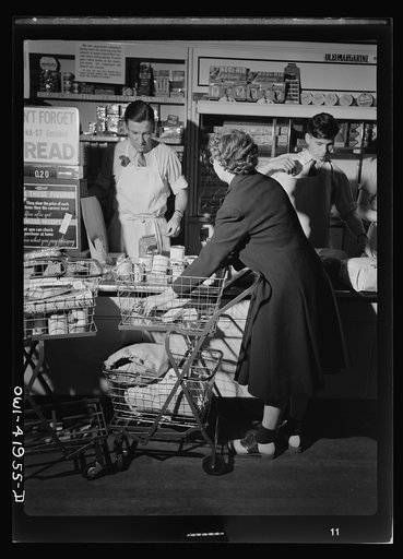 Southington, Connecticut. Shopping on Saturday nights