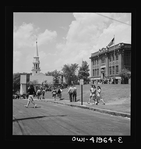 Untitled photo, possibly related to: Southington, Connecticut. The schoolhouse