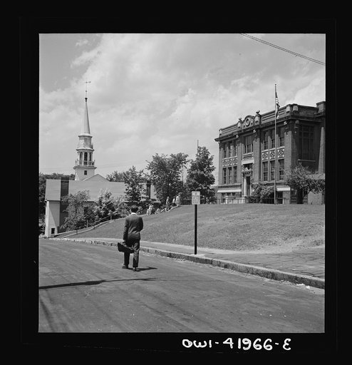 Untitled photo, possibly related to: Southington, Connecticut. The schoolhouse