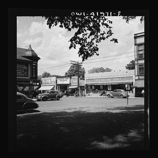 Untitled photo, possibly related to: Southington, Connecticut. Stores