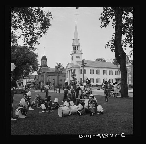 Southington, Connecticut. Members of the youth drum corps
