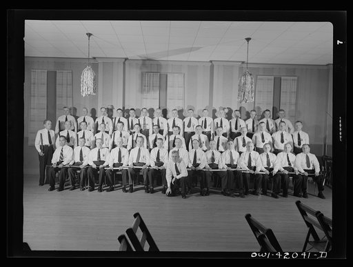 Southington, Connecticut. Group portrait of a policemen's (?) organization