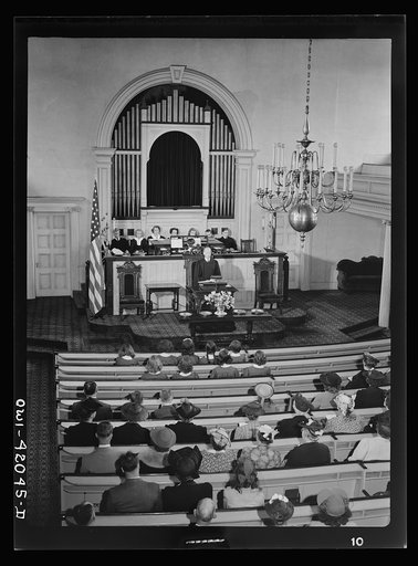 Untitled photo, possibly related to: Southington, Connecticut. Sunday service