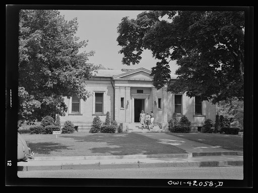 Untitled photo, possibly related to: Southington, Connecticut. The public library