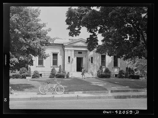 Untitled photo, possibly related to: Southington, Connecticut. The public library