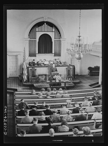 Southington, Connecticut. Sunday service