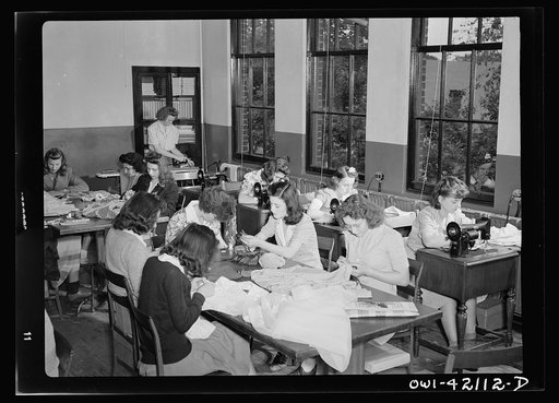 Southington, Connecticut. Instruction in dress making