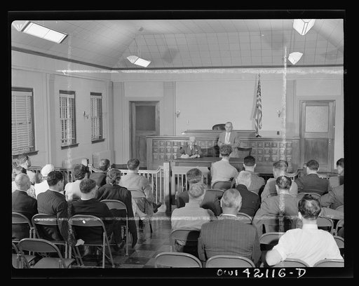 Southington, Connecticut. Town meeting in session