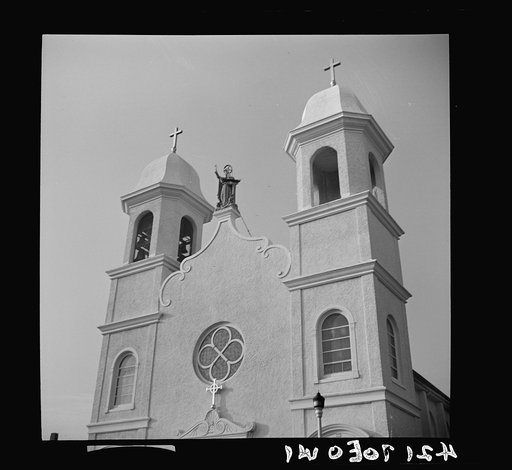 Untitled photo, possibly related to: Gloucester, Massachusetts. The fishermen's church