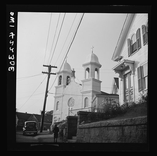 Untitled photo, possibly related to: Gloucester, Massachusetts. The fishermen's church