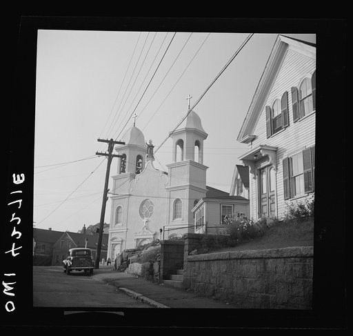 Untitled photo, possibly related to: Gloucester, Massachusetts. The fishermen's church
