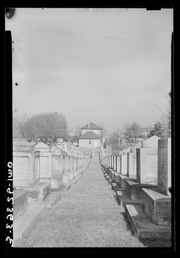 Washington, D.C. Tombstones and monuments in the Congressional cemetery