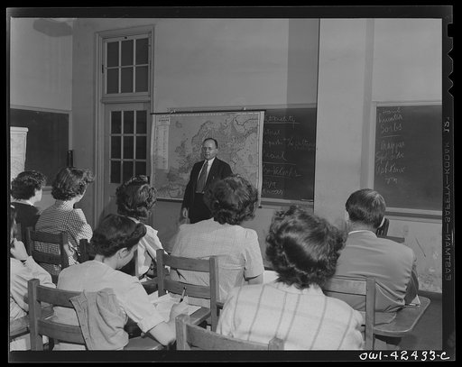 United Nations Relief and Rehabilitation Administration training center, University of Maryland, College Park, Maryland. Visiting instructors who are regarded as authorities in their respective fields, as well as members of the staff of United Nations Relief and Rehabilitation Administration itself 