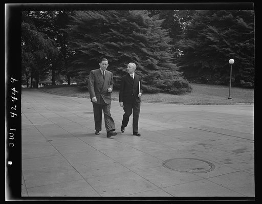Washington, D.C. May 1944. Delegates to a conference of the International labor office arriving at the White House