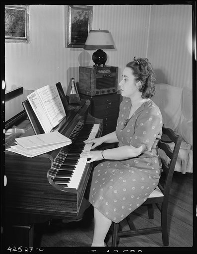 Bethlehem, Pennsylvania. Bach festival. Nathleen Rea, twenty-three years old, a graduate student at Lehigh University, sings soprano