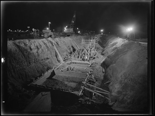 Columbia Steel Company at Geneva, Utah. Excavating and constructing open hearth furnaces for a new steel mill