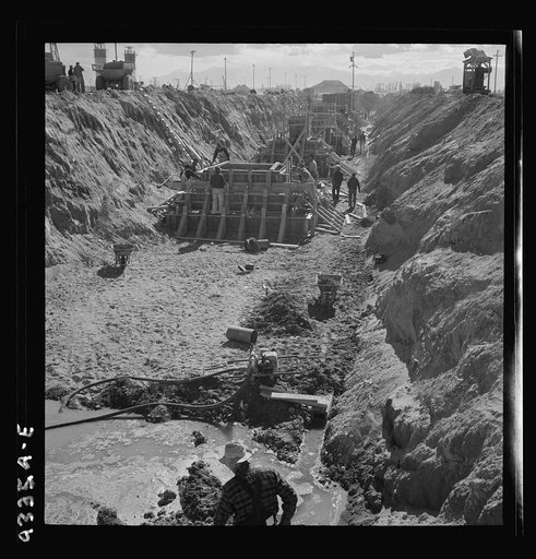 Columbia Steel Company at Geneva, Utah. Excavating and constructing open hearth furnaces for a new steel mill