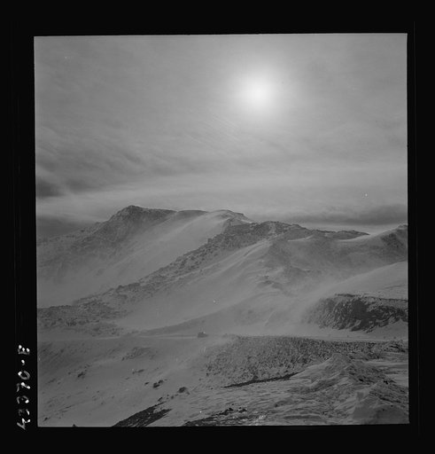 Untitled photo, possibly related to: Loveland Pass, Colorado. The road leading to the pass
