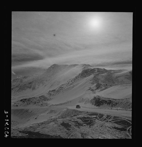 Untitled photo, possibly related to: Loveland Pass, Colorado. The road leading to the pass