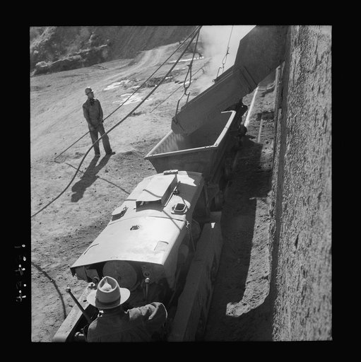 Untitled photo, possibly related to: New Idria, California. A mining car used at the workings of the New Idria Quicksilver Mining Company to haul cinnabar, an ore containing mercury