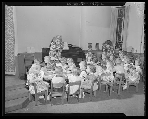 Brooklyn, New York. Sunday school at the Church of the Good Shepherd