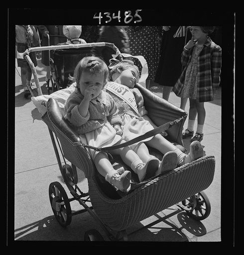 Brooklyn, New York. Anniversary Day parade of the Sunday school at the Church of the Good Shepherd