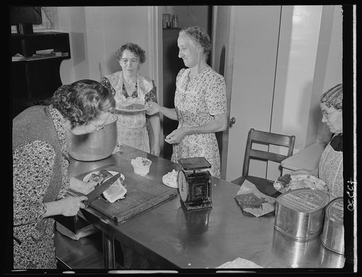 Brooklyn, New York. The ladies aid community kitchen at the Church of the Good Shepherd