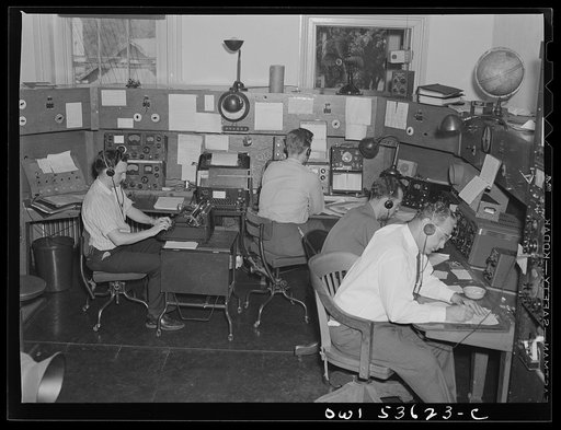 Laurel, Maryland. Monitoring at the United States Federal Communications Commission listening post