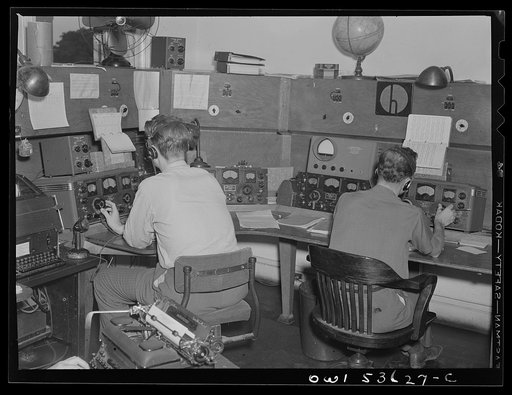 Laurel, Maryland. Monitoring at the United States Federal Communications Commission listening post