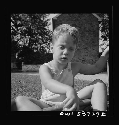 Untitled photo, possibly related to: Dresher, Pennsylvania. The son of the owner of the Spring Run Farm