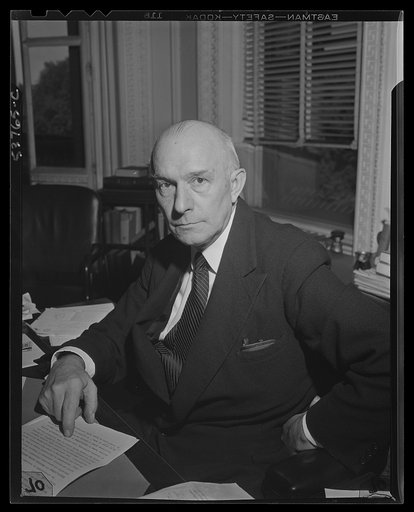 Untitled photo, possibly related to: Stanley K. Hornbeck, special assistant to the Secretary of State
