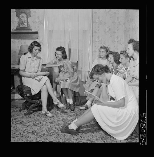 East Montpelier, Vermont. Marilyn, daughter of Charles Ormsbee, is president of her 4-H club, the Montpelier Center Girls, where she learns how to sew and cook economically and well