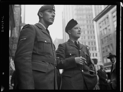 New York, New York. June 6, 1944. Times Square and vicinity on D-day