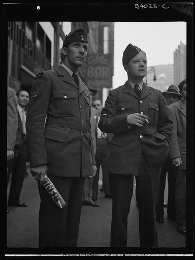 New York, New York. June 6, 1944. Times Square and vicinity on D-day