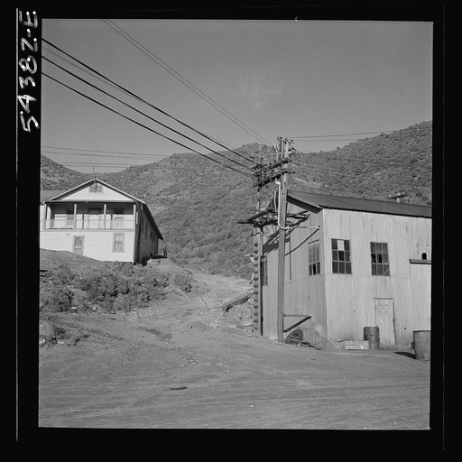 Kingman (vicinity), Arizona. A scene in the desert-type country in which the Boriana mine is located. Tungsten ore is obtained in this area