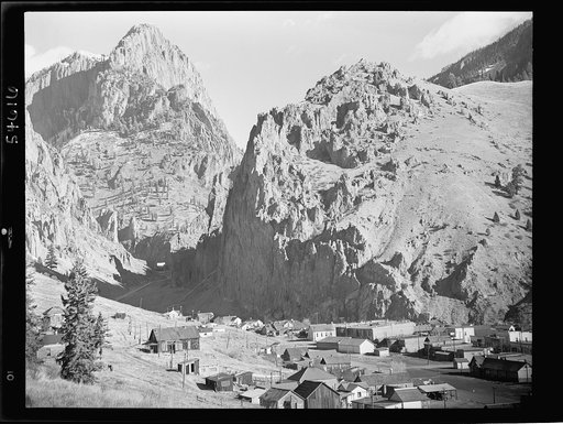 Untitled photo, possibly related to: Creede, Colorado. Lead and silver mining in a former "ghost town"