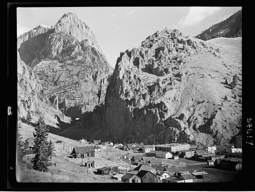 Untitled photo, possibly related to: Creede, Colorado. Lead and silver mining in a former "ghost town"