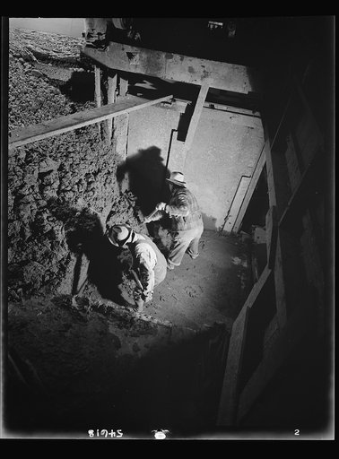 Untitled photo, possibly related to: Creede, Colorado. Lead and silver mining in a former "ghost town"
