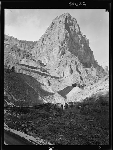 Untitled photo, possibly related to: Creede, Colorado. Lead and silver mining in a former "ghost town"