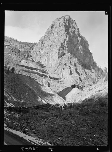 Untitled photo, possibly related to: Creede, Colorado. Lead and silver mining in a former "ghost town"
