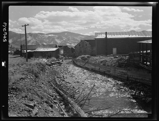 Untitled photo, possibly related to: Creede, Colorado. Lead and silver mining in a former "ghost town"