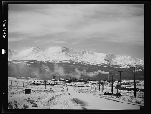 Untitled photo, possibly related to: Creede, Colorado. Lead and silver mining in a former "ghost town"
