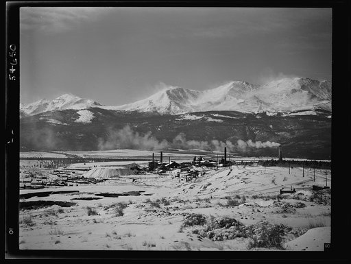Untitled photo, possibly related to: Creede, Colorado. Lead and silver mining in a former "ghost town"